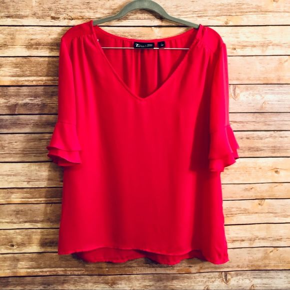 New York & Company Tops - New York & Company Fuschia Top Size L